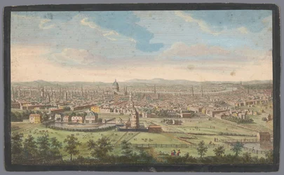 Vue de la ville de Londres depuis le côté nord
Londres (série)