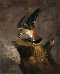 Vautour et sa proie, 1844