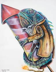 Lancement de la fusée « Chameleon »