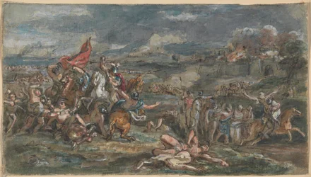 Scène de bataille