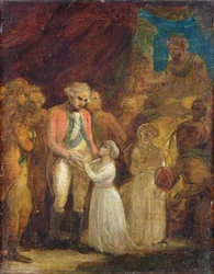 Les deux fils de Tipu Sahib, Sultan de Mysore, remis en otages au général Cornwallis (1738-1805)