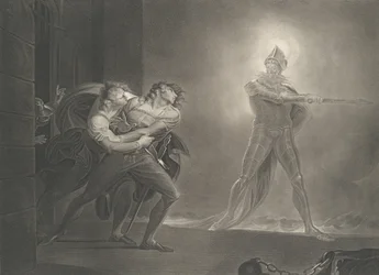 Hamlet, Horatio, Marcellus et le fantôme
