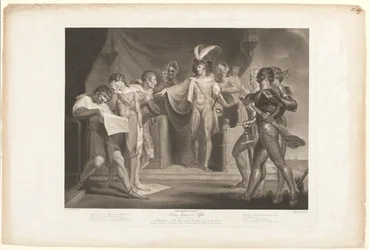 Le roi Henri condamnant Cambridge, Scroop et Northumberland