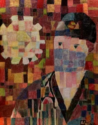 Portrait abstrait masqué