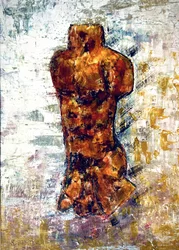 Torse masculin sculptural