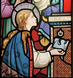 Marie offrant des colombes au temple (détail)
