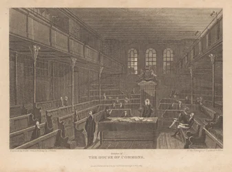 Intérieur de la Chambre des communes