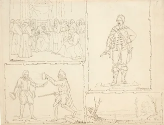 Quatre esquisses, 1824