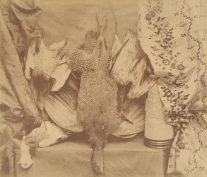 Nature morte et broderie, 1856