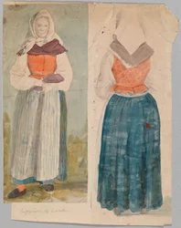 Femme en costume national