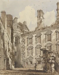 Cour du château de Caerlaverock