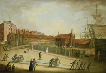 La cour de Westerdale depuis Saville Street
