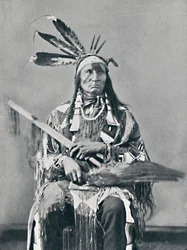 Un chef Sioux, 1912