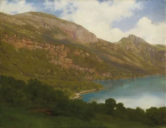 Vue depuis le Rigi surplombant le lac de Lucerne, 1857