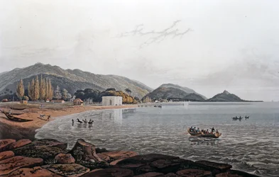 Vue de la plage nord depuis la Counsel House, Prince of Wale