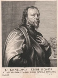 D. Kenelmus Digbi Eques, et Astrologus Caroli Regis Grande-Bretagne