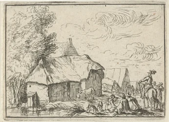 Campement près d
