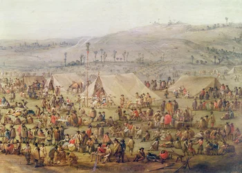 Campement militaire (détail)