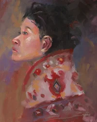 La dame au tapis, 2023