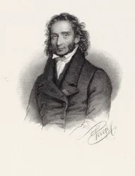 Portrait de Niccolò Paganini 1782-1840, 1830
