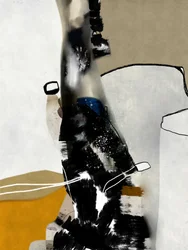 Composition abstraite audacieuse