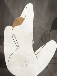 Silhouette féminine minimaliste
