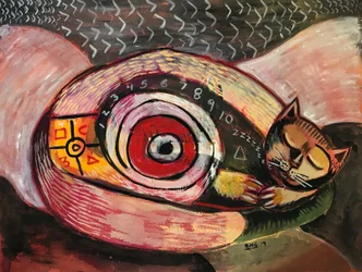 Sweet Dreams, c.2019 (gouache sur papier)