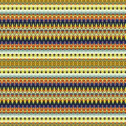 Rayure orange tribale