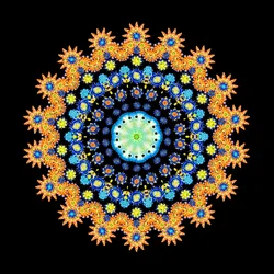 Roue de poisson tropical 2