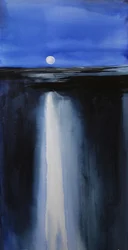 Ruisseau au clair de lune éthéré