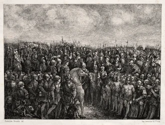 César et ses prisonniers, 1878