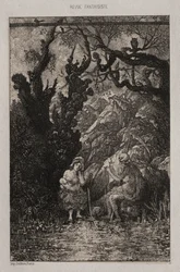 La Mort et la Jeune Mère, 1861