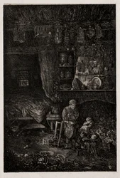 Intérieur flamand, 1856