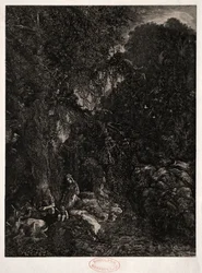 Sainte Famille avec cerf