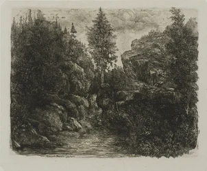 Paysage rocheux