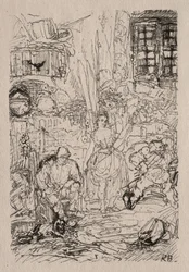 Intérieur de fileuse