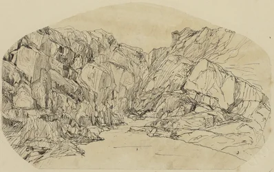 De la vapeur dans une gorge