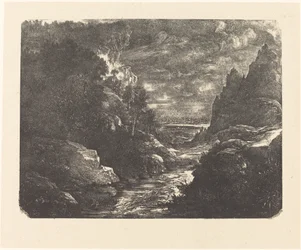 Le Ruisseau dans la Gorge