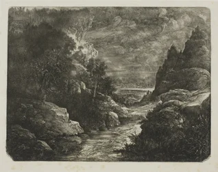 Le ruisseau dans la gorge