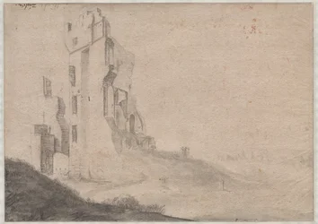 Ruine de la maison Ter Kleef près de Haarlem