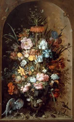 Nature morte de fleurs avec couronne impériale, 1624