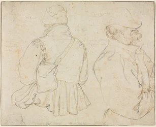 Deux paysans bohèmes en demi-longueur, vers 1605-1610