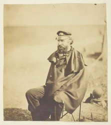 Archibald Gordon (1812-1886), médecin-chef en Crimée; photographié en Crimée