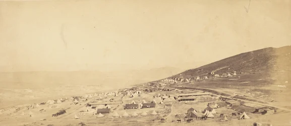 Camp du 4e Light Dragoons, quartiers des officiers.