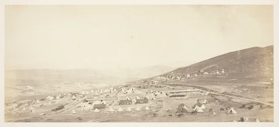 Camp du 4e Light Dragoons, quartiers des officiers
