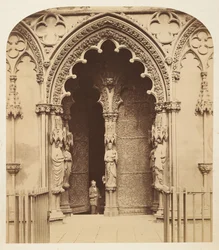 Porte centrale, porche ouest, cathédrale de Lichfield