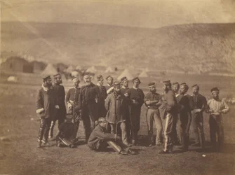 Colonel Doherty, officiers et hommes. 13e dragons légers.