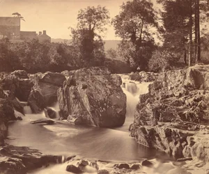 Chutes de la Llugwy, à Pont-y-Pair, 1857