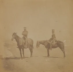 Général Sir John Pennefather et un ordonnance