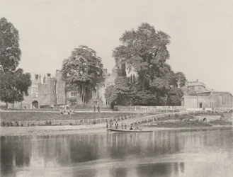 Hampton Court sur la Tamise